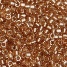 Miyuki delica Beads 11/0 - Sparkling gold lined crystal DB-901